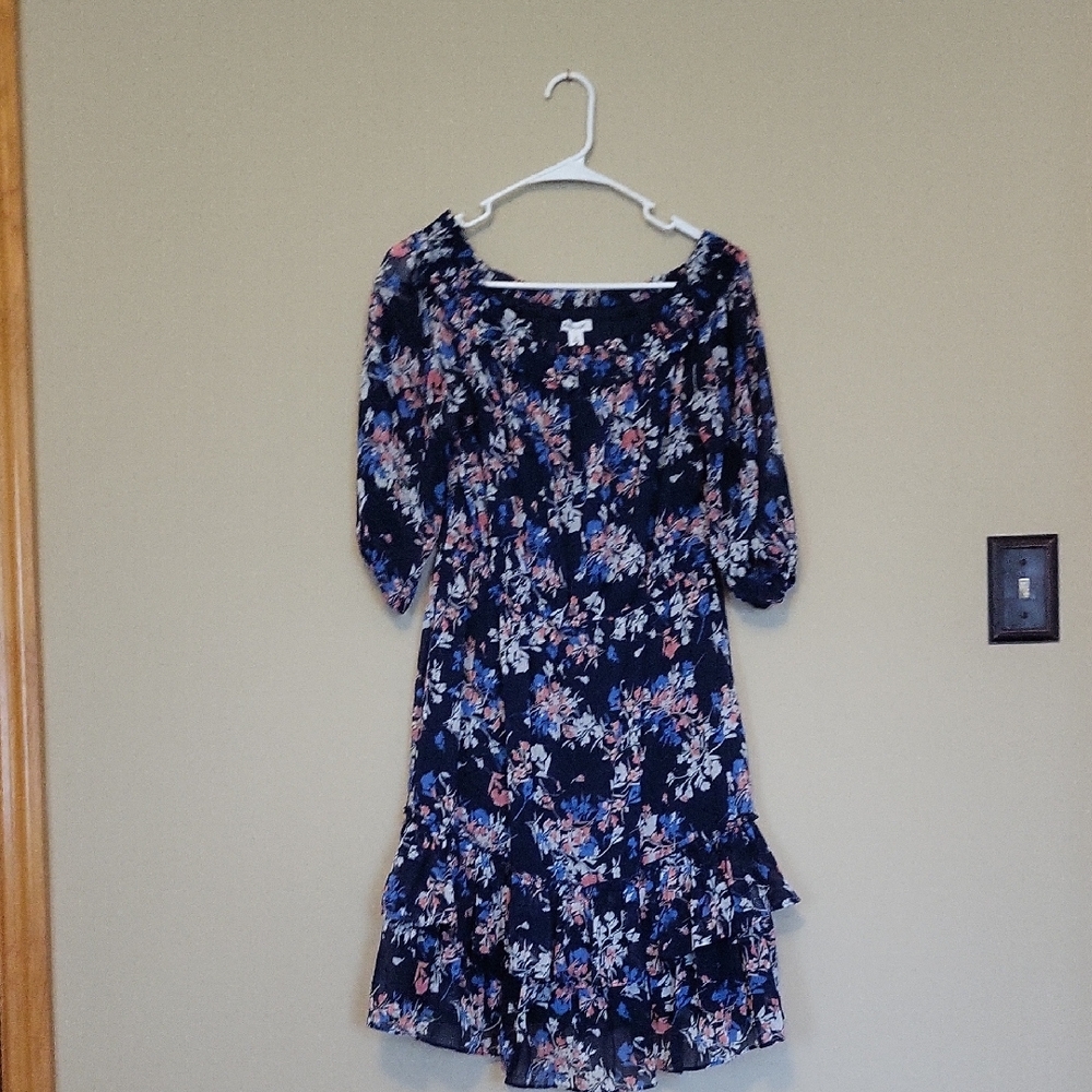 Westport Navy Floral Mini Dress
